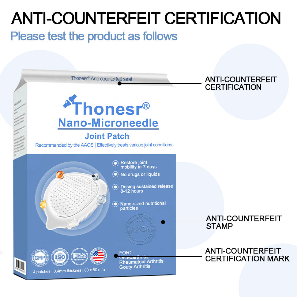 Official Store:🏃♂️➡️Thonesr® Nano-microneedle patch with HA and Horse Chestnut - for arthritis, varicose veins and various orthopedic diseases (no injections required, painless and long-lasting, visible results within 5 minutes)