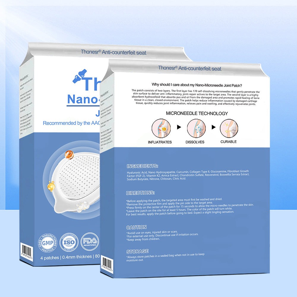 Official Store:🏃♂️➡️Thonesr® Nano-microneedle patch with HA and Horse Chestnut - for arthritis, varicose veins and various orthopedic diseases (no injections required, painless and long-lasting, visible results within 5 minutes)