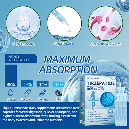 【Last Day Promotion 66% OFF🔥】 𝑪𝒗𝒓𝒆𝒐𝒛® NIDDK-Tirzepatide Oral Solution 🎉Use once every two days, | Lose 20 pounds quickly | Reduce sugar by 90% |)
