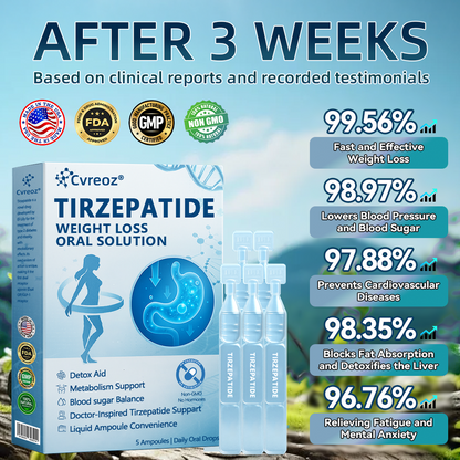 【Last Day Promotion 66% OFF🔥】 𝑪𝒗𝒓𝒆𝒐𝒛® NIDDK-Tirzepatide Oral Solution 🎉Use once every two days, | Lose 20 pounds quickly | Reduce sugar by 90% |)