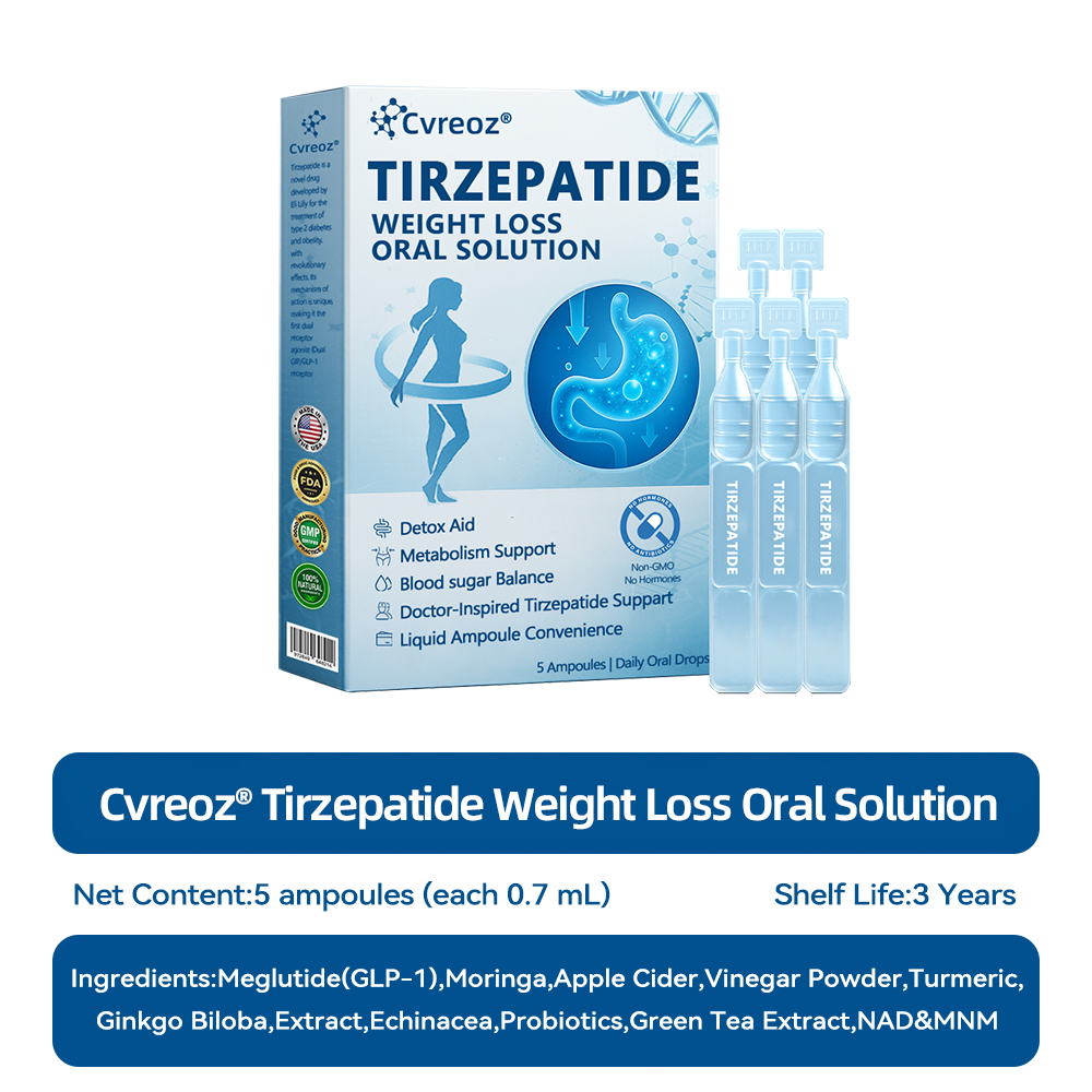【Last Day Promotion 66% OFF🔥】 𝑪𝒗𝒓𝒆𝒐𝒛® NIDDK-Tirzepatide Oral Solution 🎉Use once every two days, | Lose 20 pounds quickly | Reduce sugar by 90% |)