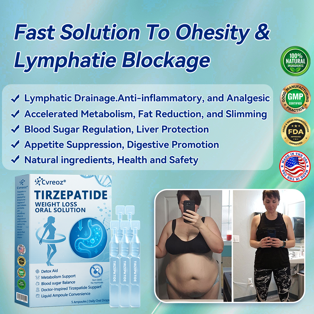 【Last Day Promotion 66% OFF🔥】 𝑪𝒗𝒓𝒆𝒐𝒛® NIDDK-Tirzepatide Oral Solution 🎉Use once every two days, | Lose 20 pounds quickly | Reduce sugar by 90% |)